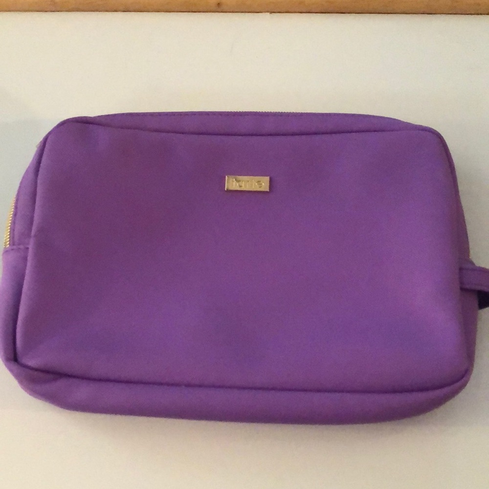 Tarte purple makeup bag